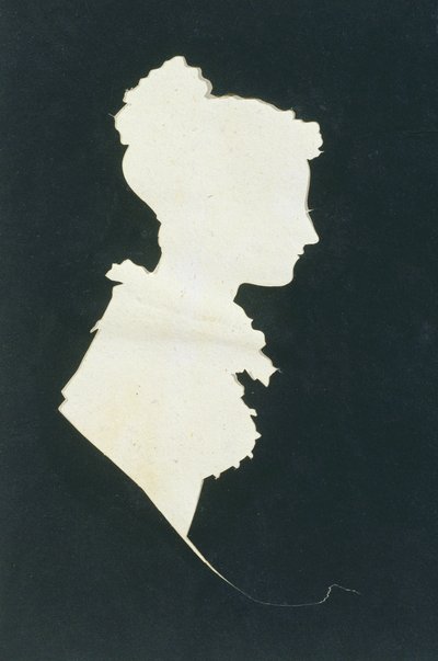 Silhouette of Sarah Faraday from Michael Faraday
